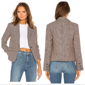 NWT Free People Chess Blazer in Garnet